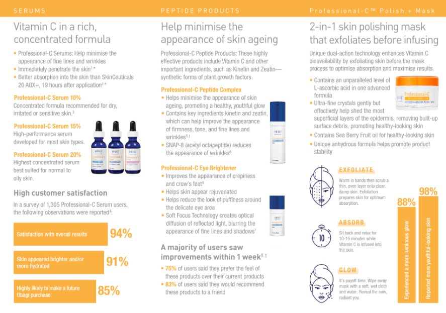 OBAGI Professional-C Serum Brochure