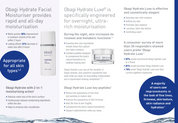 OBAGI Hydrate Brochure (100pc)