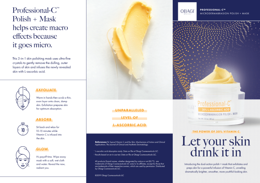 OBAGI Professional-C Microdermabrasion Polish Brochure