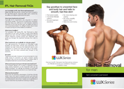 IPL Hair Removal Male Brochure