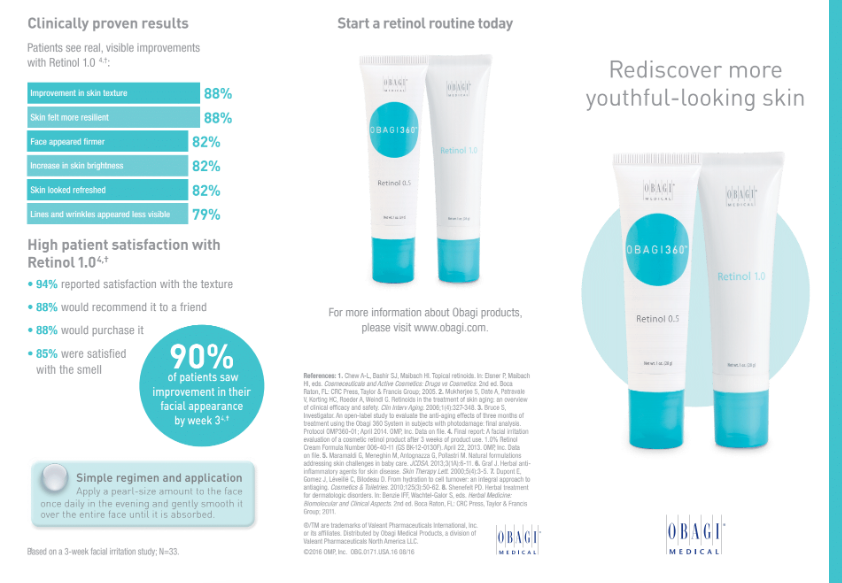 OBAGI360 Retinol Brochure