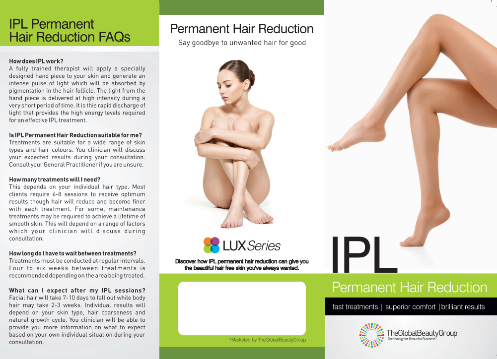 IPL Hair Removal Brochure